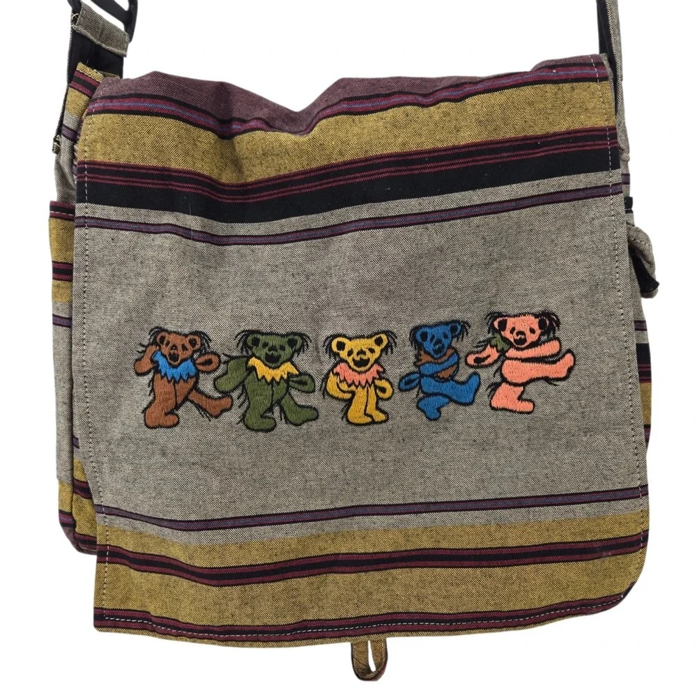 Grateful Dead Dancing Bears Messenger Bag 14